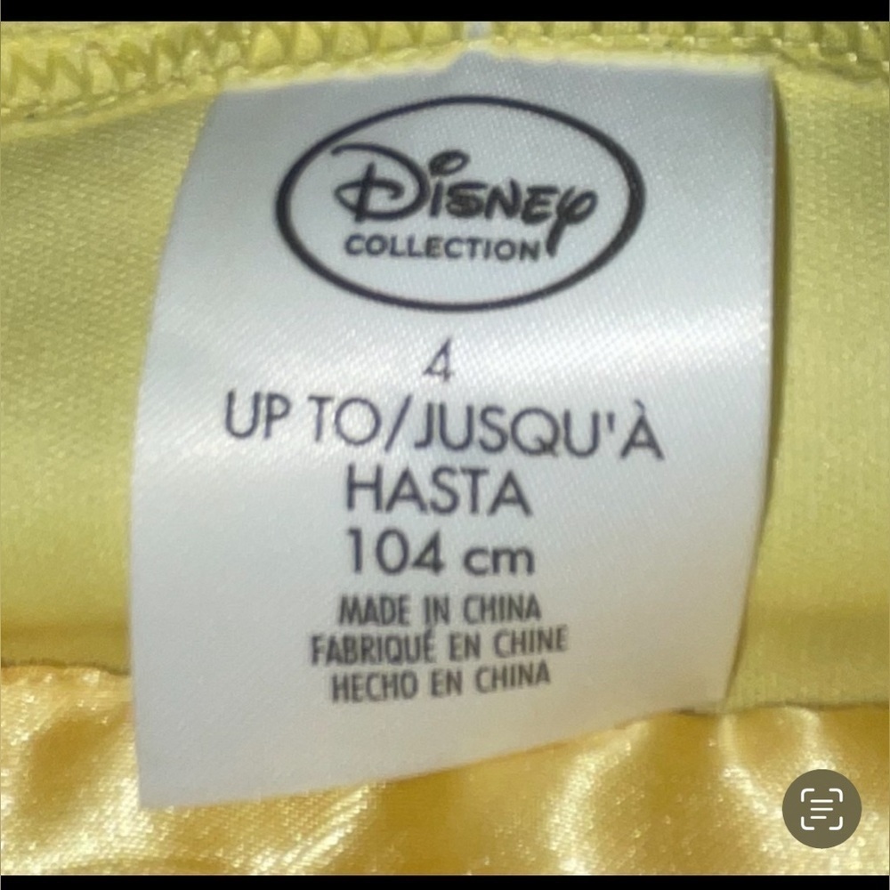Pre-loved Good Condition Disney Store Belle Costume Dress Size 4 Beauty N Beast - Picture 10 of 10